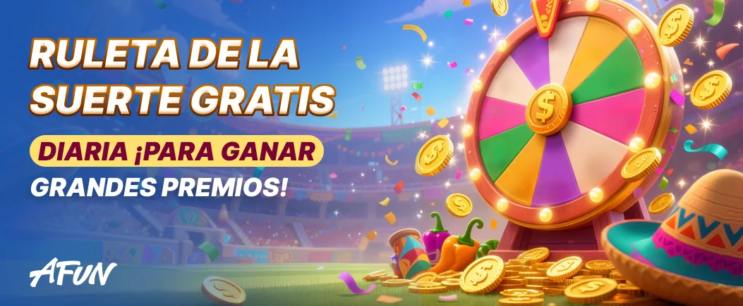 ¡Gira la Ruleta de la Suerte Gratis de Afun Casino y Gana Premios Diarios!